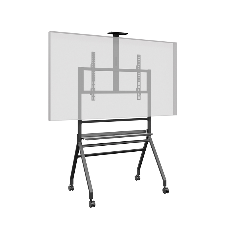 Hagor BrackIT Stand Scandio Black - mobiles Standsystem - 55-86 Zoll - VESA 200x200 bis 900x600 mm - bis 90kg - Schwarz