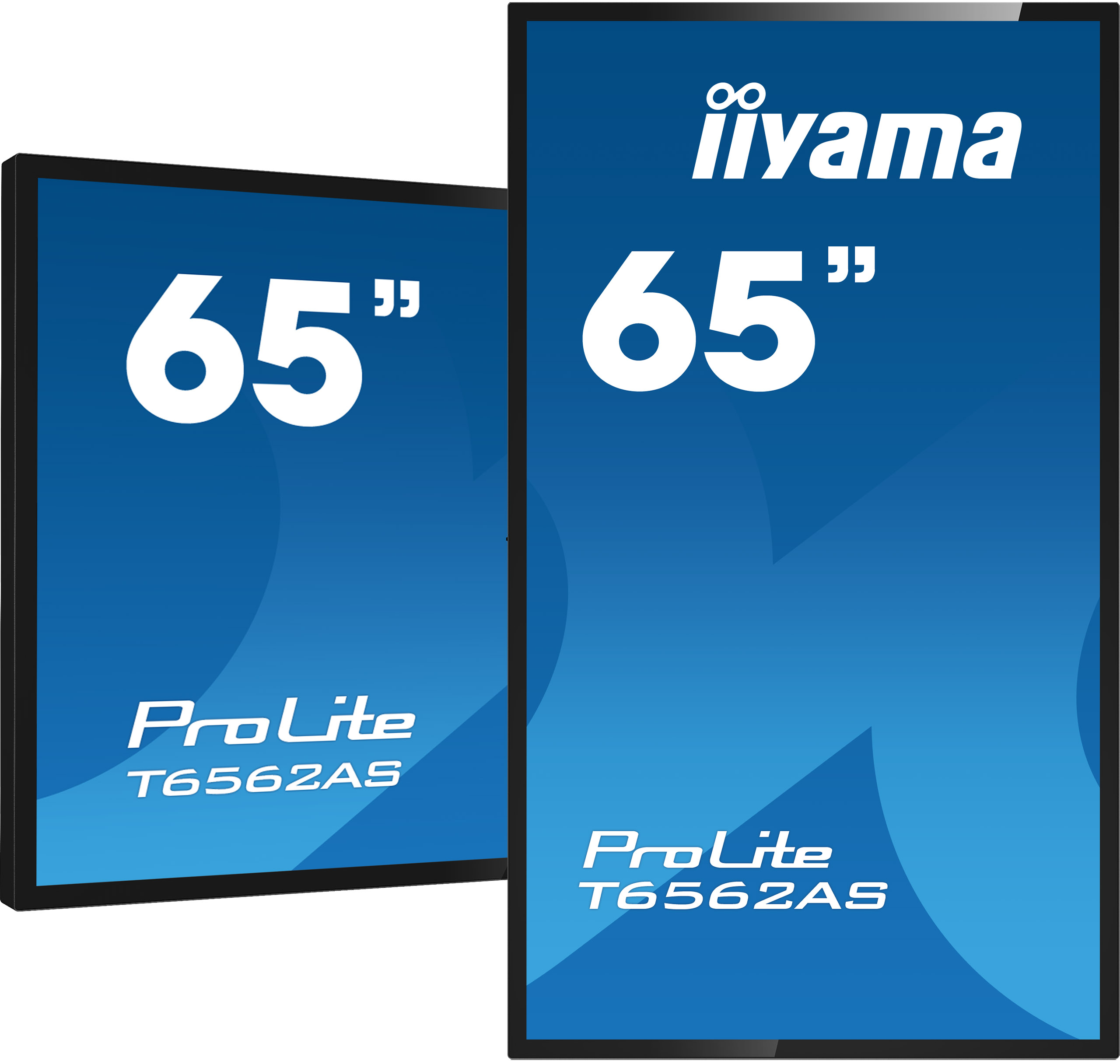 iiyama ProLite T6562AS-B1 - 65 Zoll - 500 cd/m² - 4K - Ultra-HD - 3840x2160 Pixel - Android - 20 Punkt - Multi Touch Display - Schwarz