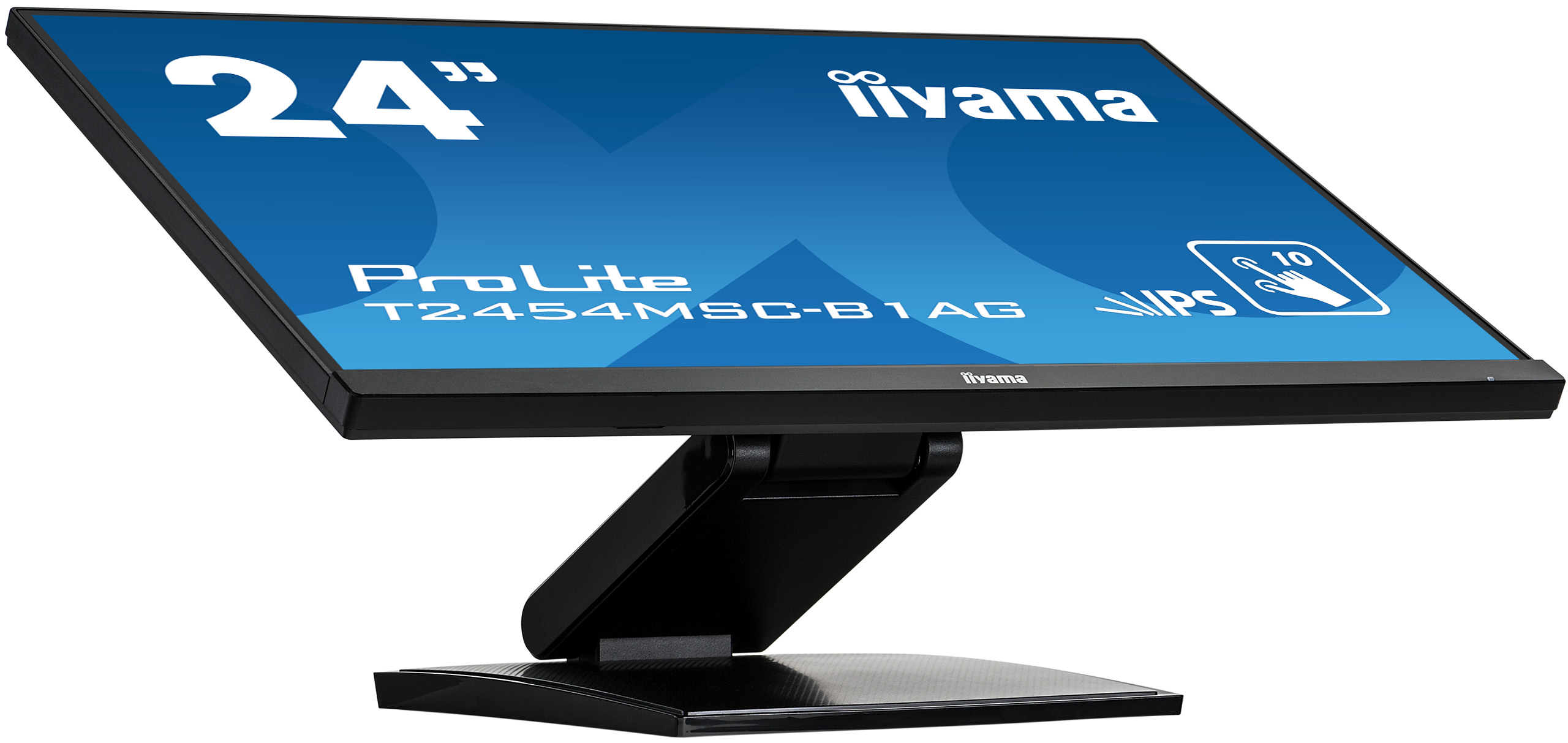 iiyama ProLite T2454MSC-B1AG - 24 Zoll - 250 cd/m² - Full-HD - 1920x1080 Pixel - 10 Punkt - Multi Touch Monitor - Schwarz