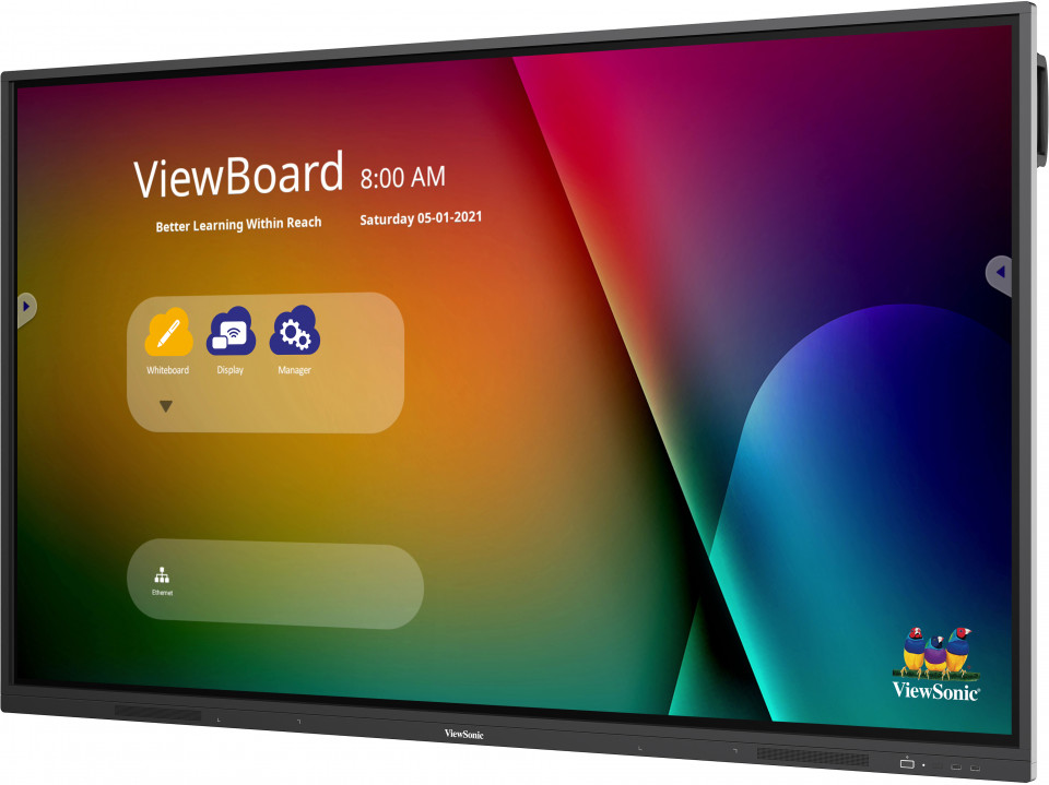 ViewSonic IFP7532-2 - 75 Zoll - 350 cd/m² - 4K - Ultra-HD - 3840x2160 Pixel - Android - 32GB - 20 Punkt - Multi Touch Display