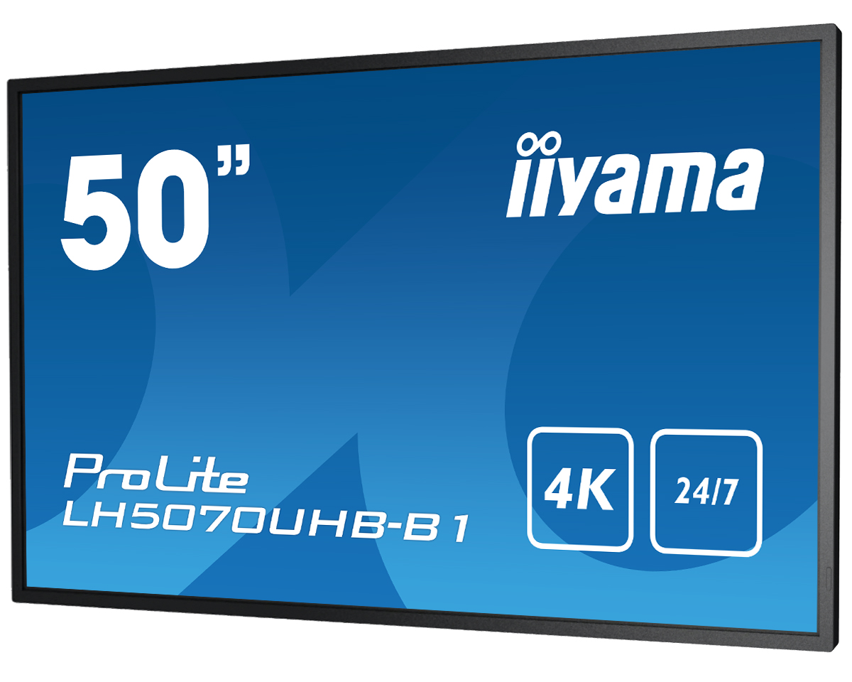 iiyama ProLite LH5070UHB-B1 - 50 Zoll - 700 cd/m² - Ultra-HD - 3840x2160 Pixel - 24/7 - Android 9 - Display