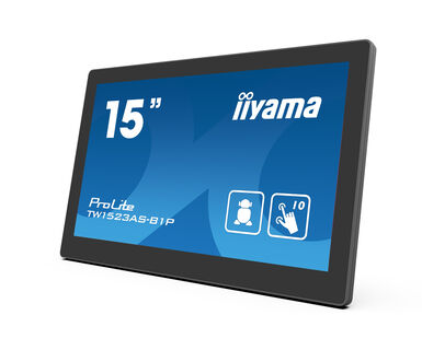 iiyama ProLite TW1523AS-B1P - 15,6 Zoll - 385 cd/m² - Full-HD - 1920x1080 Pixel - Android - WiFi - 15,6 Punkt - Touch Display