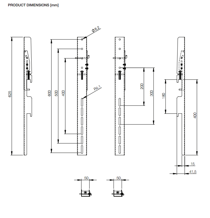 SMS Presence VESA 600 Bars