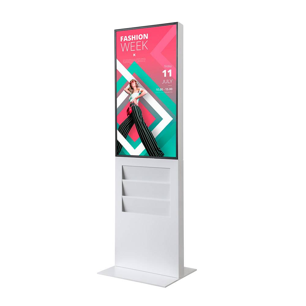 Digitale Infostele Smart Line Regal - 43 Zoll - verschiedene Ausführungen