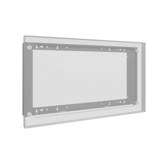 Hagor WH LG 55XE4F - Outdoor-Wandhalterung für LG 55XE4F-Serie - Landscape / Portrait - Schwarz - 5868