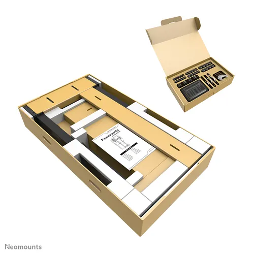 Neomounts WL55-875BL1 - motorisierte Boden-Wandhalterung - 37-100 Zoll - VESA 800x600mm - bis 110kg - Schwarz