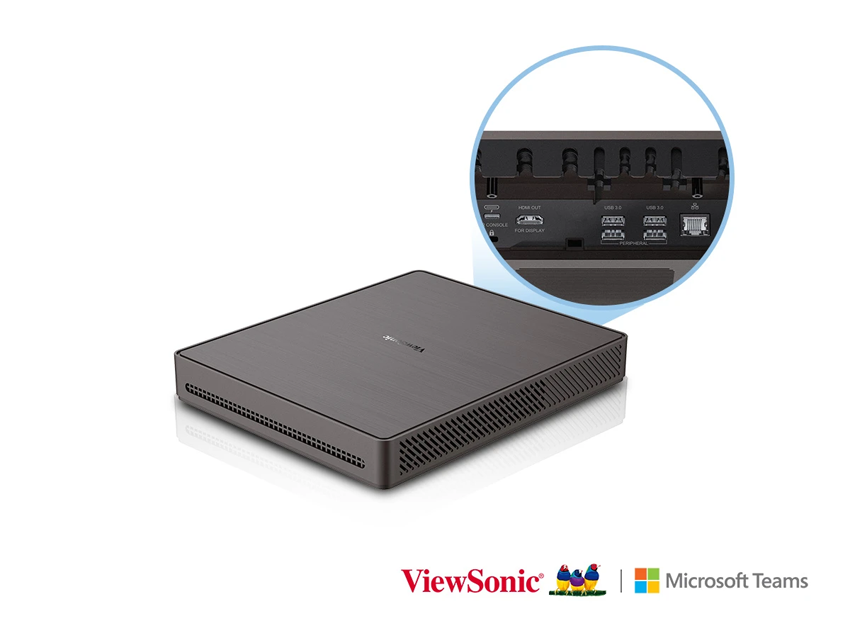 ViewSonic TeamJoin™ TRS10-UB Bundle - inkl. TRS10 + UMB202 - All-In-One 4K Videokonferenzsystem - mit 4K-Kamera