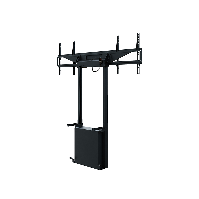 Hagor HP Twin Lift FW-DB - elektrisch höhenverstellbares Liftsystem zur Boden-Wand Montage - für zwei Displays 'side-by-side' - 2x 46-65 Zoll - VESA 600x400mm -  bis 60kg pro Display - Schwarz