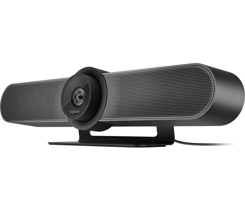 Logitech MeetUp - All-in-One Videokonferenzkamera professionell - 3840x2160 Pixel - kleine Räume - Schwarz