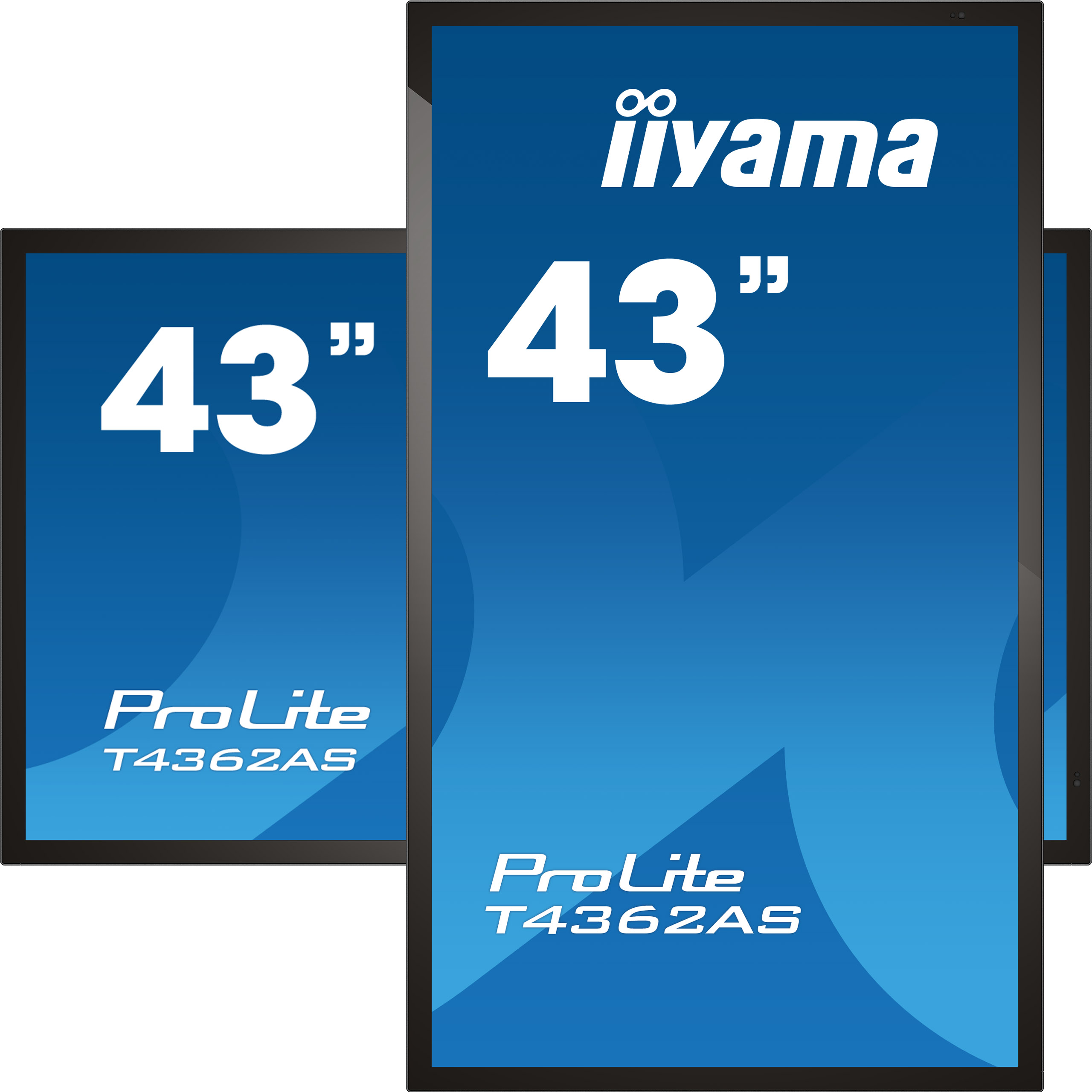 iiyama ProLite T4362AS-B1 - 43 Zoll - 500 cd/m² - 4K - Ultra-HD - 3840x2160 Pixel - Android - 20 Punkt - Multi Touch Display - Schwarz