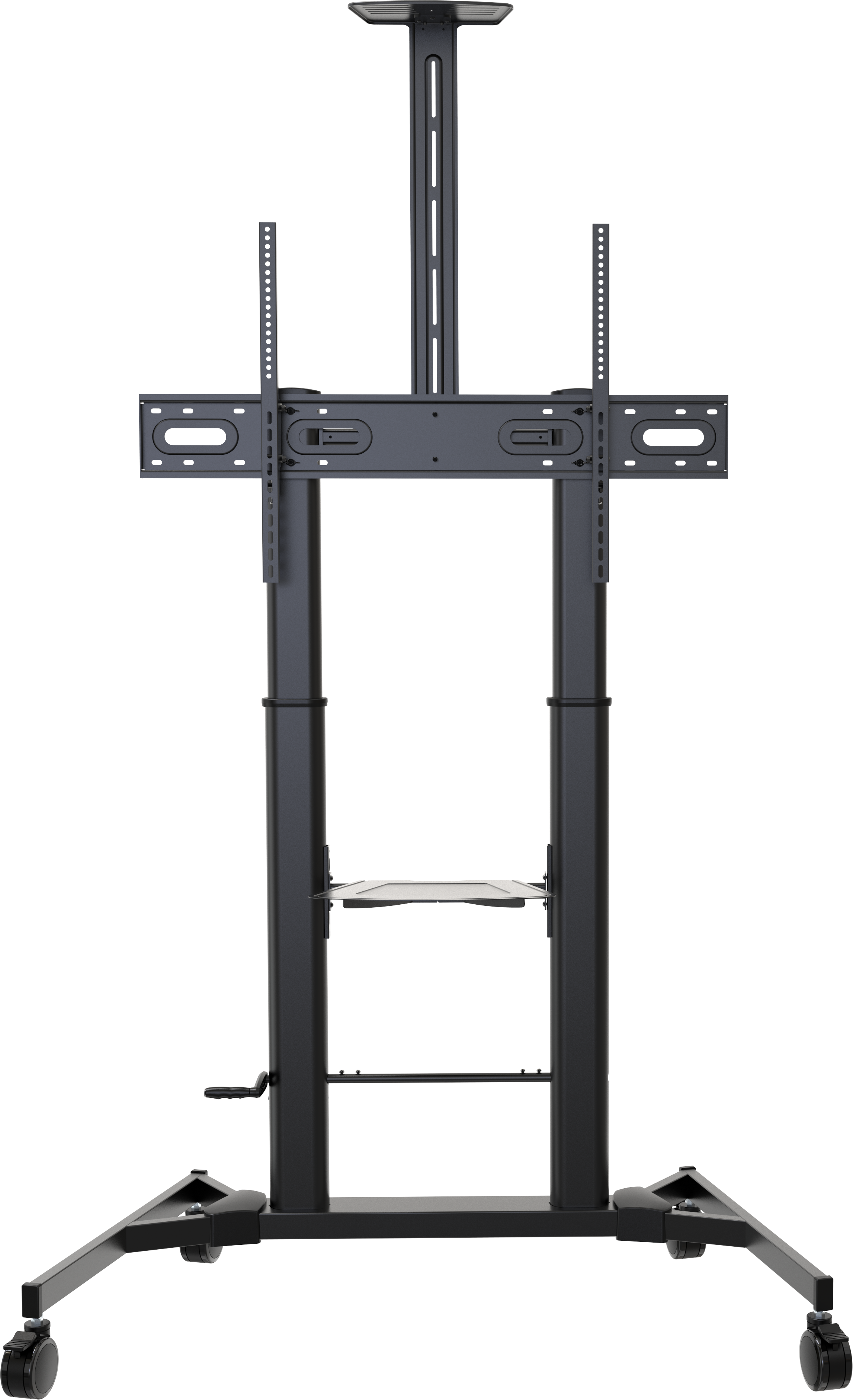 Vision VFM-F25 - höhenverstellbarer Rollwagen - 60-100 Zoll - VESA 1000x600mm - bis 80kg - Schwarz