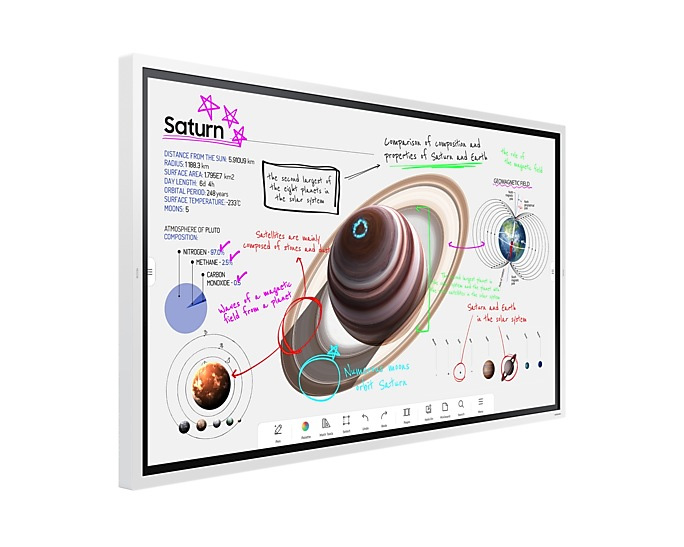 Samsung Flip Pro WM65B - 65 Zoll digitales Flipchart für smarte Meetings - Flip 4