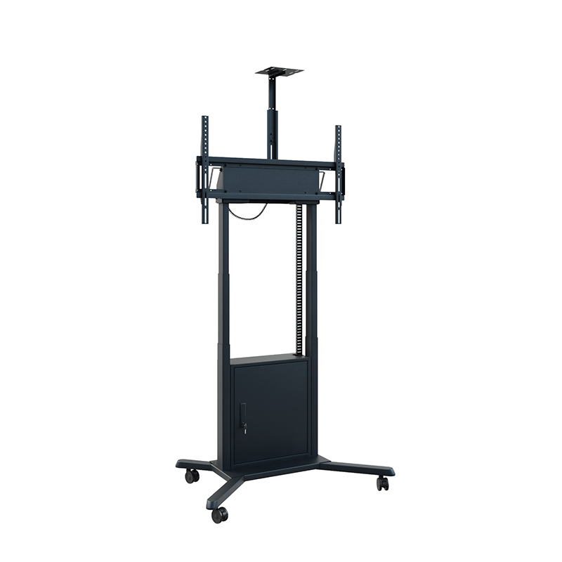 Hagor HP Twin Lift M-B - mobiles, elektrisch höhenverstellbares Liftsystem - 55-86 Zoll - VESA 900x600mm -  bis 120kg - Schwarz