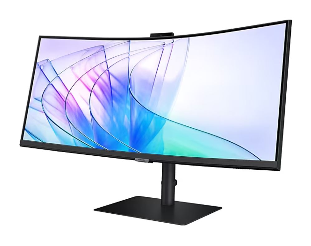 Samsung S34C652VAU ViewFinity - 34 Zoll - 350 cd/m² - Ultra WQHD - 3440x1440 Pixel - Integrierte Kamera - Curved Business-Monitor