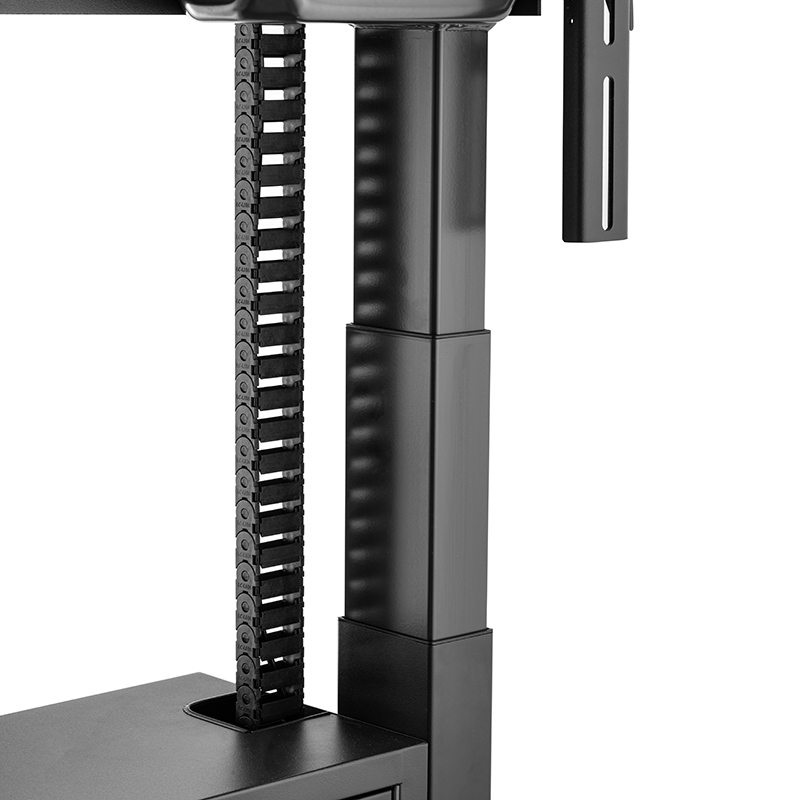 Hagor Wall Lift Pro Light II Black - höhenverstellbares Liftsystem - 55-86 Zoll - VESA 800x600mm - bis 120 kg - Schwarz