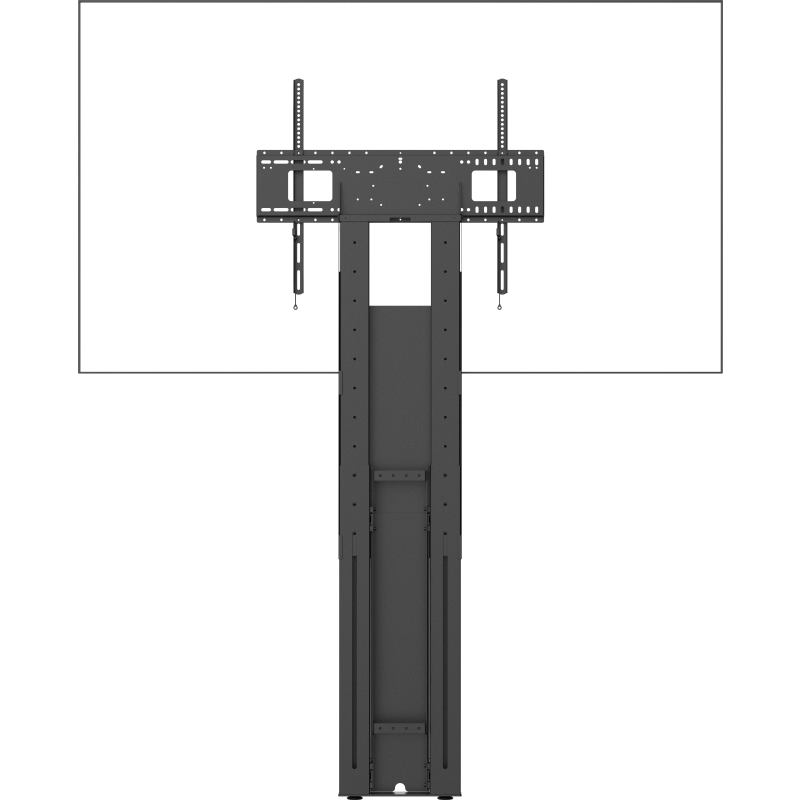 Vision VFM-F51 - manuell höhenverstellbare Boden-Wandhalterung - 47-100 Zoll - VESA 800x600mm - bis 95 kg - Schwarz