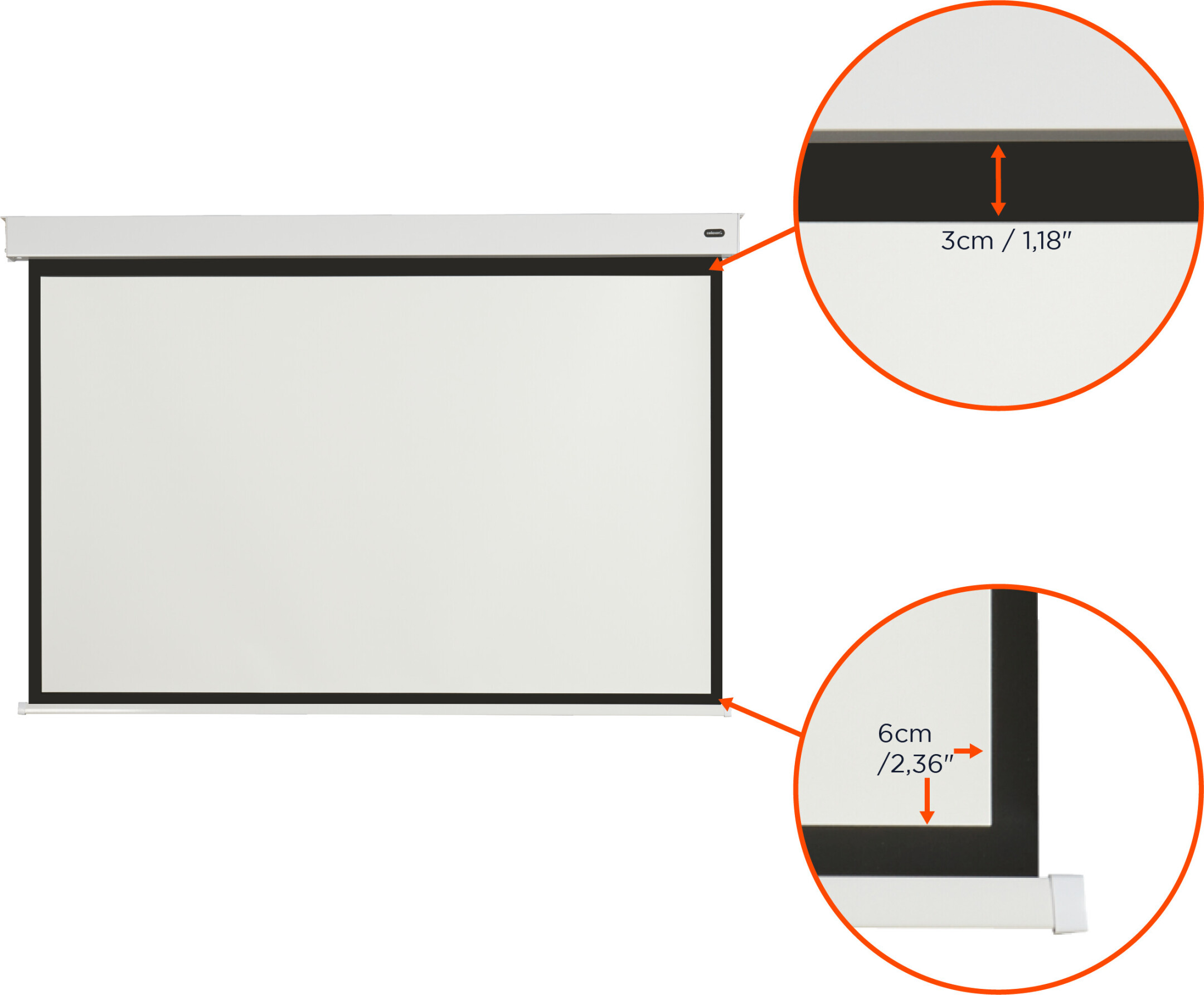 celexon Batterie Leinwand V2.0 Motor Professional Plus - 4:3  - BM 300 x 225