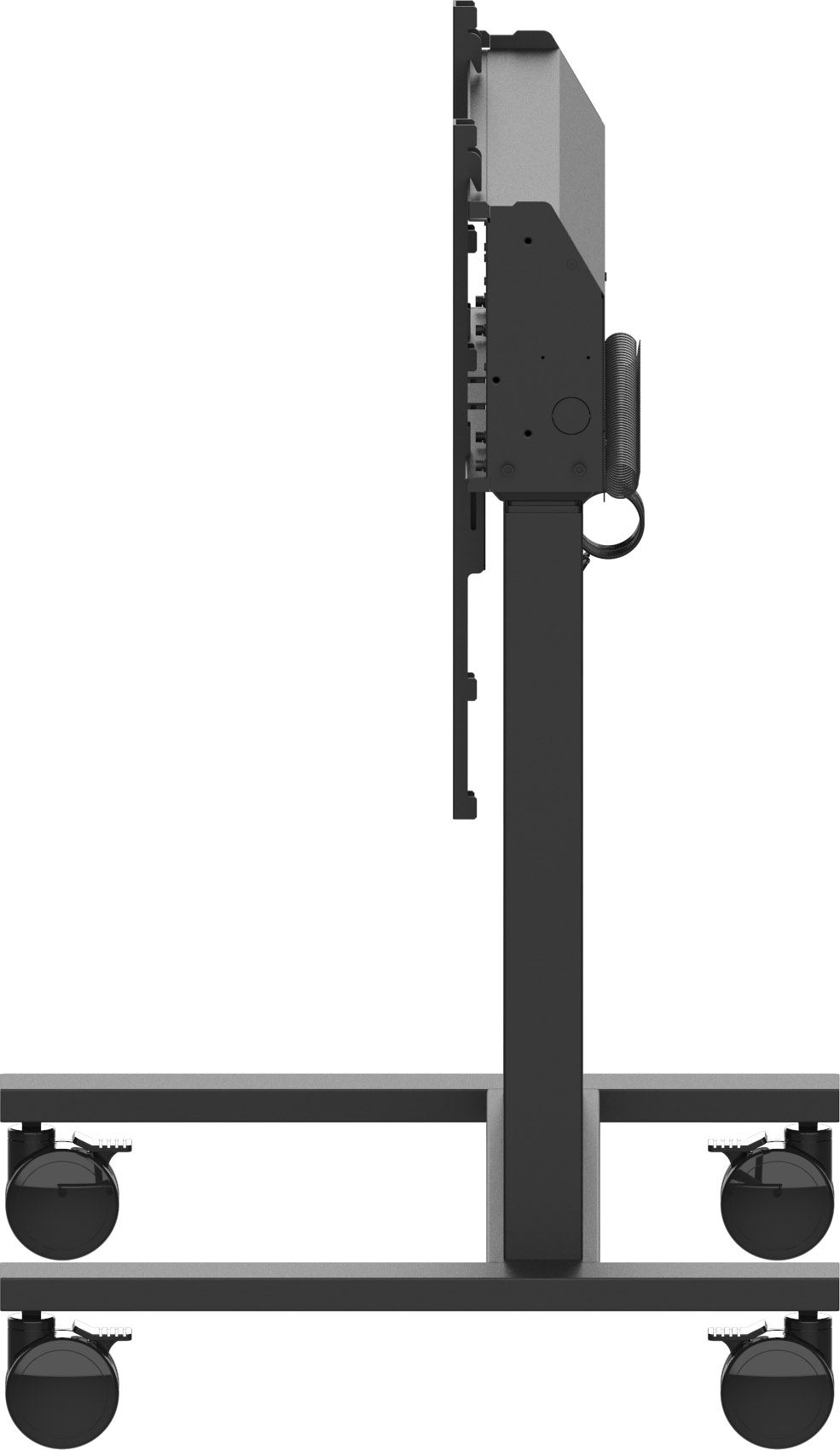 iiyama MD-CAR2031-B1 - elektrisch höhenverstellbarer Rollwagen - 55 bis 105 Zoll - VESA bis 800x600 mm - bis 120 kg