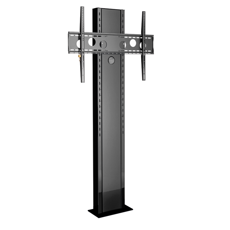 Hagor Info-Tower Wall - Standsystem zur Boden-Wandmontage - 46-84 Zoll - max. 80 kg - VESA 800x600mm - Schwarz