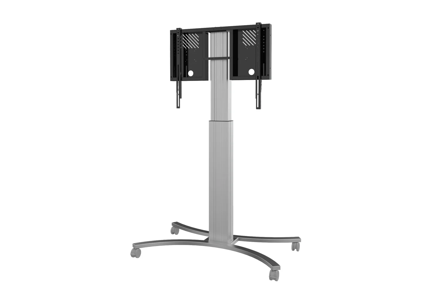 celexon Expert Adjust-4286MS - 50 cm - motorisierter Rollwagen - 42-86 Zoll - VESA 800x600mm - bis 136 kg - Silber