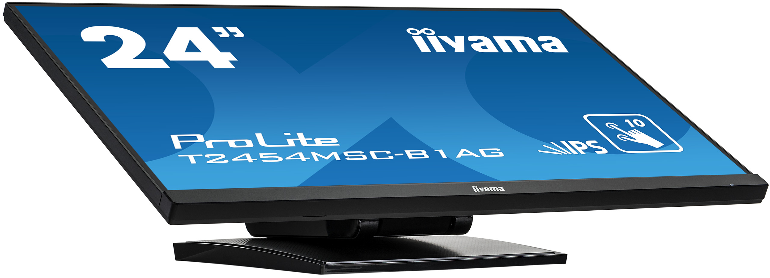 iiyama ProLite T2454MSC-B1AG - 24 Zoll - 250 cd/m² - Full-HD - 1920x1080 Pixel - 10 Punkt - Multi Touch Monitor - Schwarz