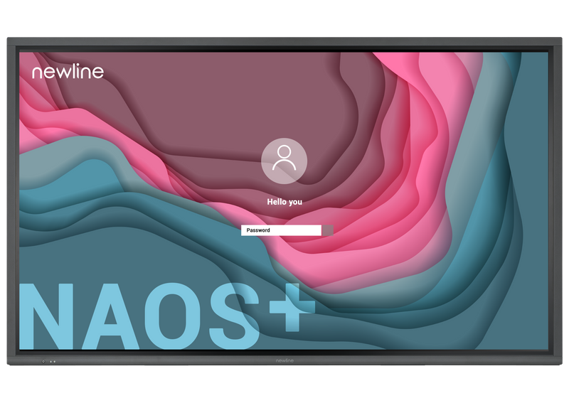 NewLine TT-8621IP - 86 Zoll - 400 cd/m² - Ultra-HD - 3840x2160 Pixel - 20 Punkt Touch-Display - SoC - NAOS+ Serie