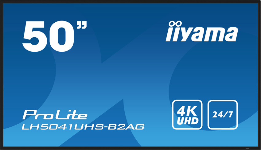 iiyama ProLite LH5041UHS-B2AG - 50 Zoll - 500 cd/m² - 4K - Ultra-HD - 3840x2160 Pixel - 24/7 - Display