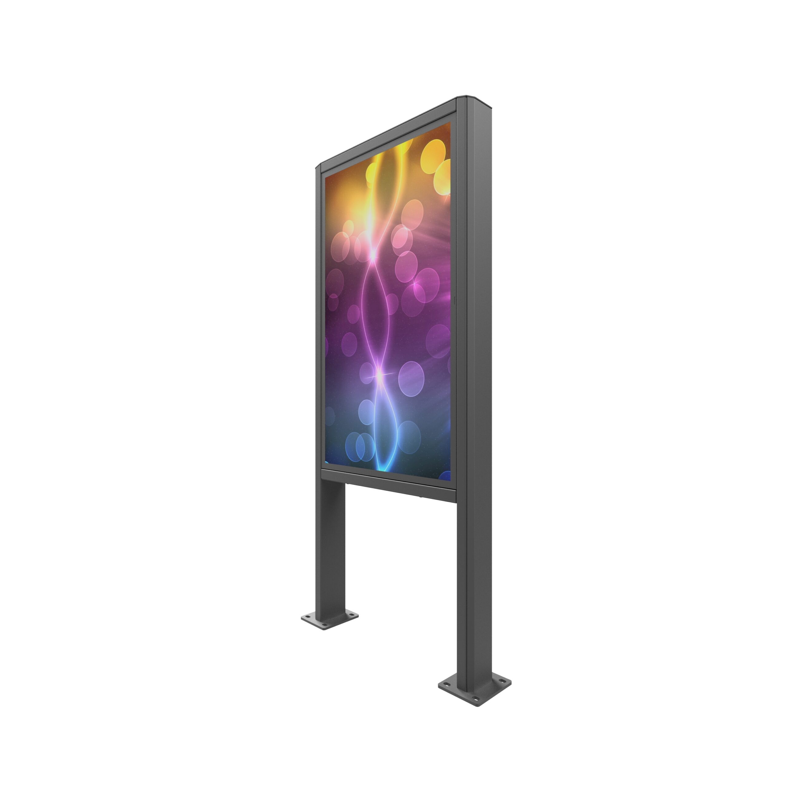 edbak EB-POK100 Outdoor Kiosk für Samsung OH55A-S - 55 Zoll - Schwarz