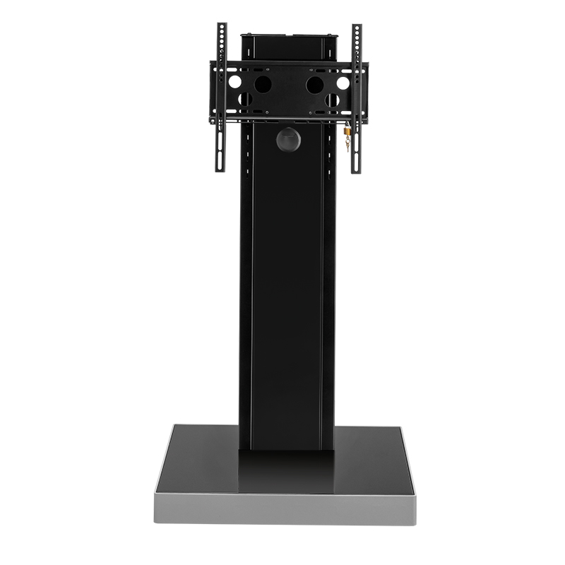 Hagor Info-Tower Single - mobiles Standsystem - 32-55 Zoll - max. 80 kg  - VESA 400x400mm - Schwarz