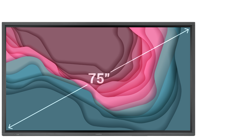 NewLine TT-7521IP - 75 Zoll - 400 cd/m² - Ultra-HD - 3840x2160 Pixel - 20 Punkt Touch-Display - SoC - NAOS+ Serie