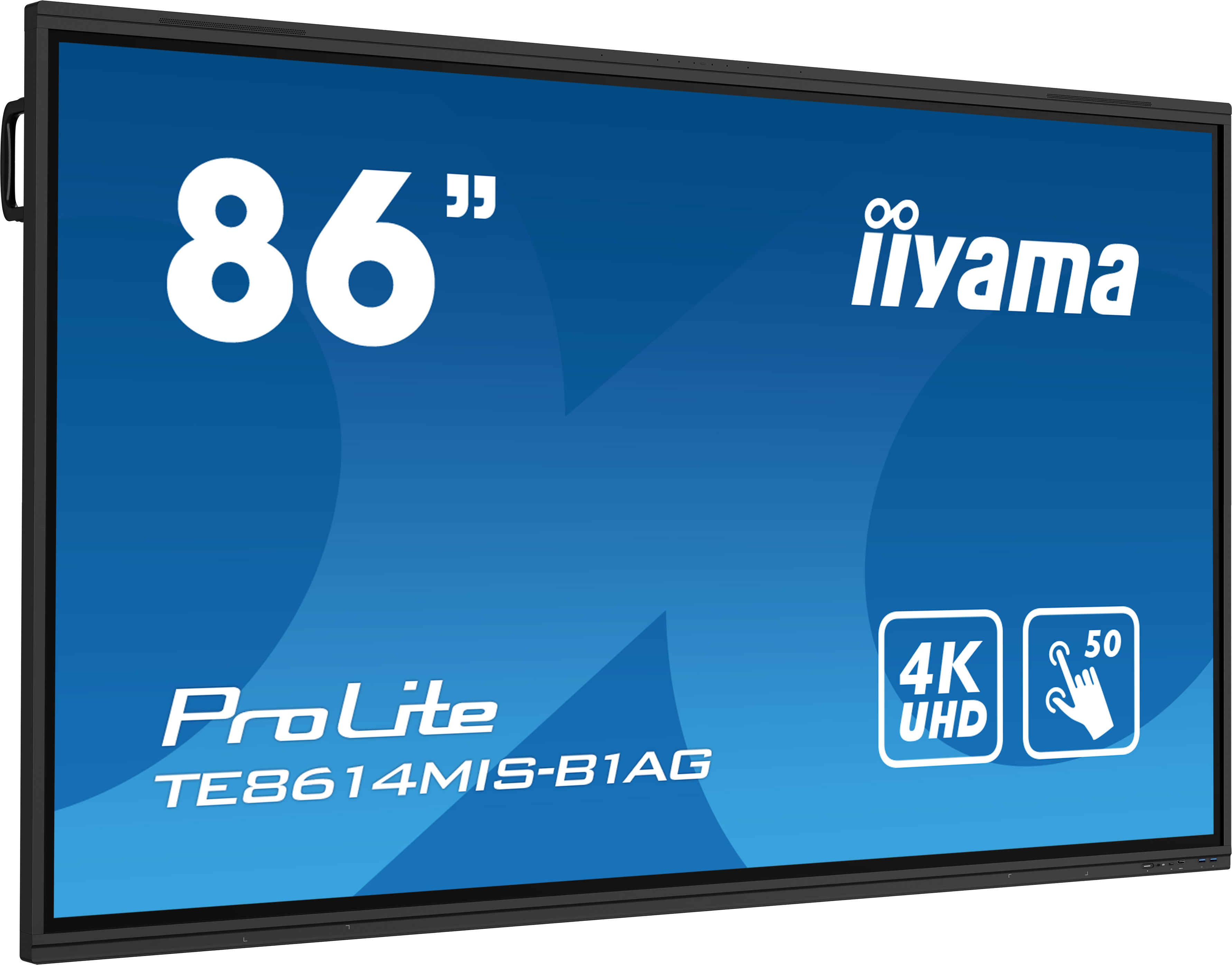 iiyama PROLITE TE8614MIS-B1AG - 86 Zoll - 435 cd/m² - 4K - Ultra-HD - 3840x2160 Pixel - 24/7 - 50 Punkt - Touch Display