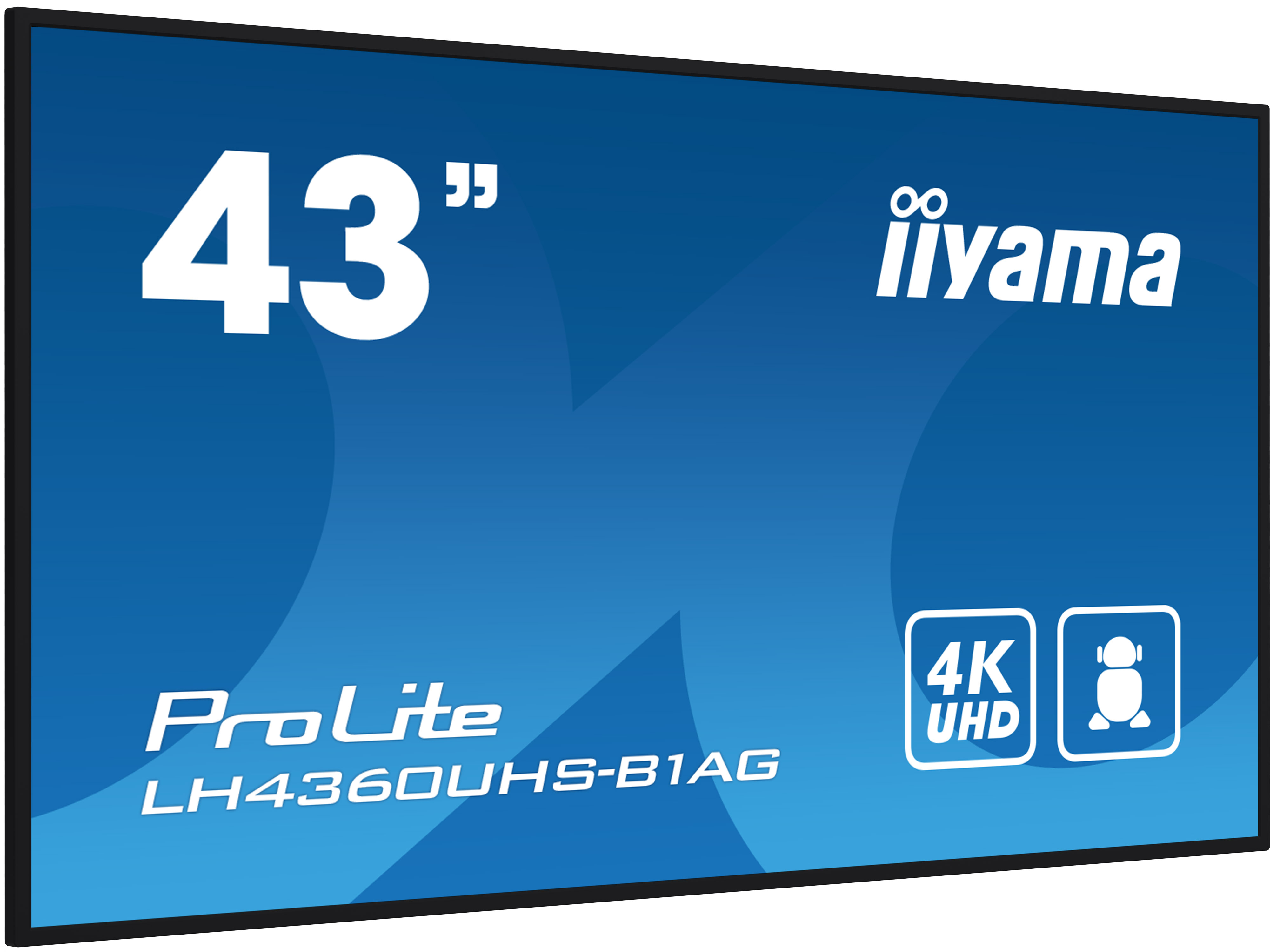 iiyama ProLite LH4360UHS-B1AG - 43 Zoll - 500 cd/m² - 4K - UHD - 3840 x 2160 Pixel - 24/7 - Android - Display