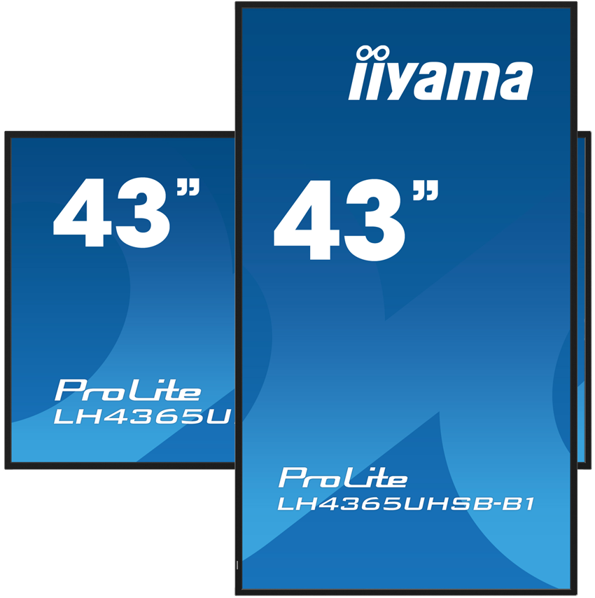 iiyama ProLite LH4365UHSB-B1 - 43 Zoll - 800 cd/m² - 4K - Ultra-HD - 3840x2160 Pixel - 24/7 - Android - Display