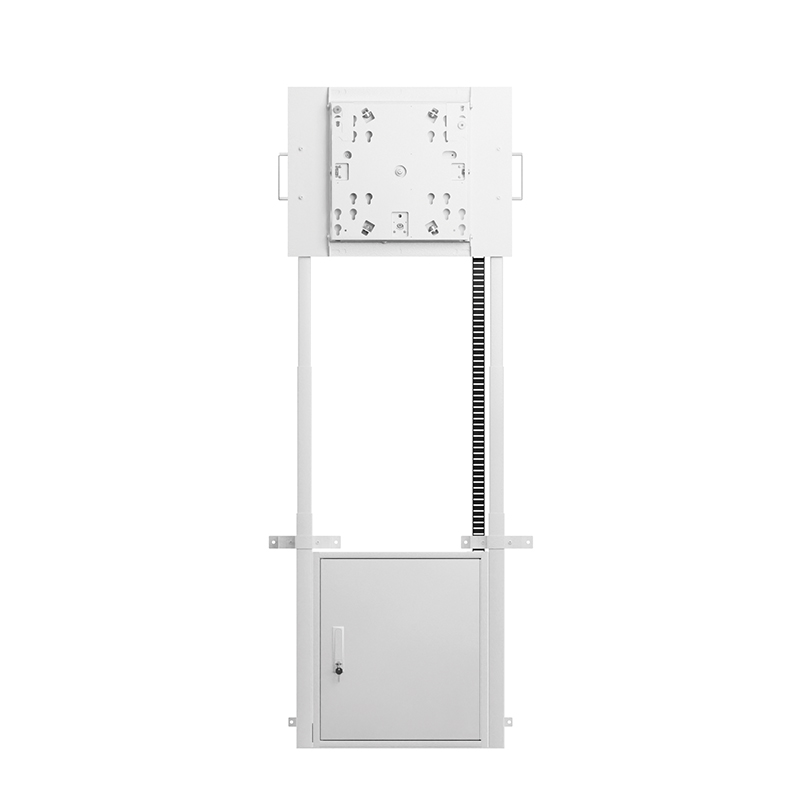 Hagor HP Twin Lift FW-Flip - elektrisch höhenverstellbares Liftsystem für Boden-Wand Montage - displayspezifisch für Samsung Flip - bis 45kg - Weiss