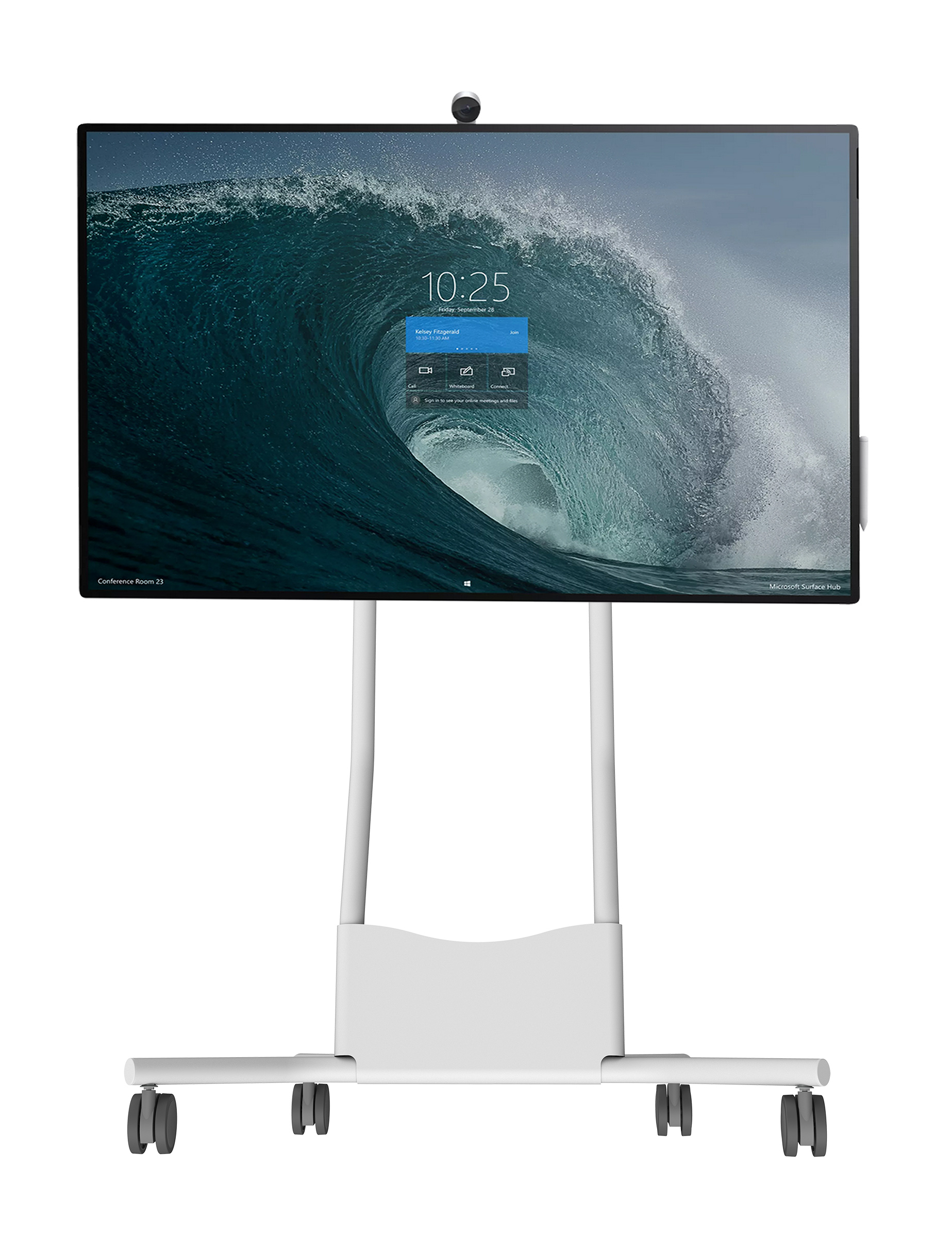 PEERLESS-AV SR560-HUB2 - SmartMount® Rollwagen - geeignet für das Microsoft® Surface 2S - 50,5 Zoll - VESA 350x350mm - bis 29,5kg - Weiss