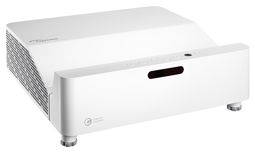 Optoma ZW410UST - WXGA - 4000 Lumen - Ultra-Kurzdistanz - Laser - DLP-Projektor - Weiss