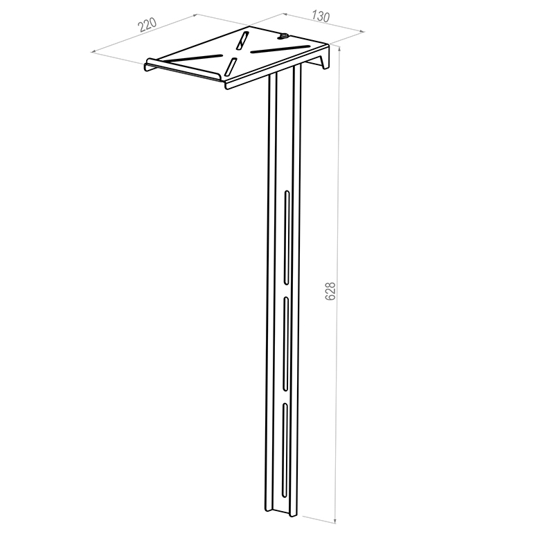 Hagor HP Lift - Camera Holder - passend für Hagor HP Lift Systeme - Schwarz