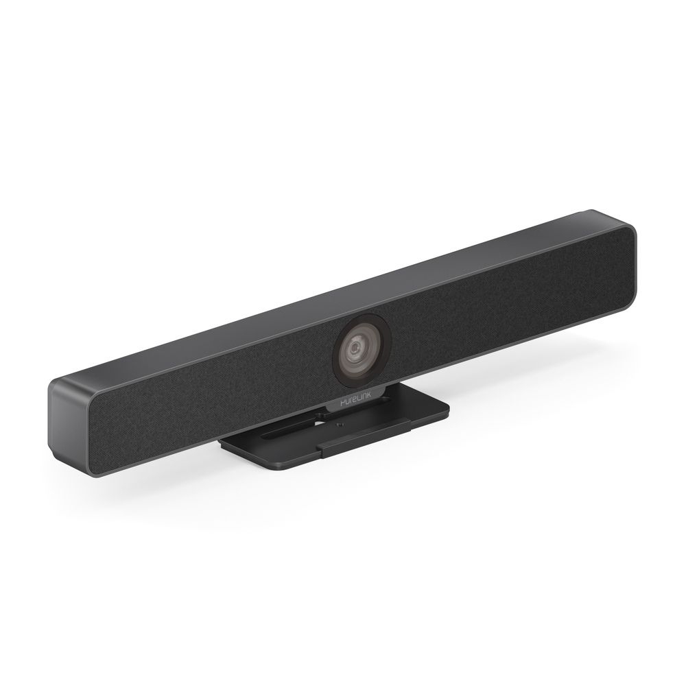 Vuelogic VB200 - UHD Videosoundbar - 8MP - All-in-One Kamera, Mikrofon und Lautsprecher - kleine Räume - Schwarz