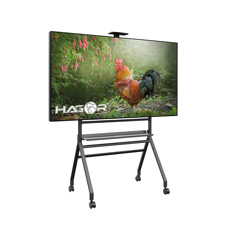 Hagor BrackIT Stand Scandio - mobiles Standsystem - 55-86 Zoll - VESA 200x200 bis 900x600 mm - bis 90kg - Schwarz