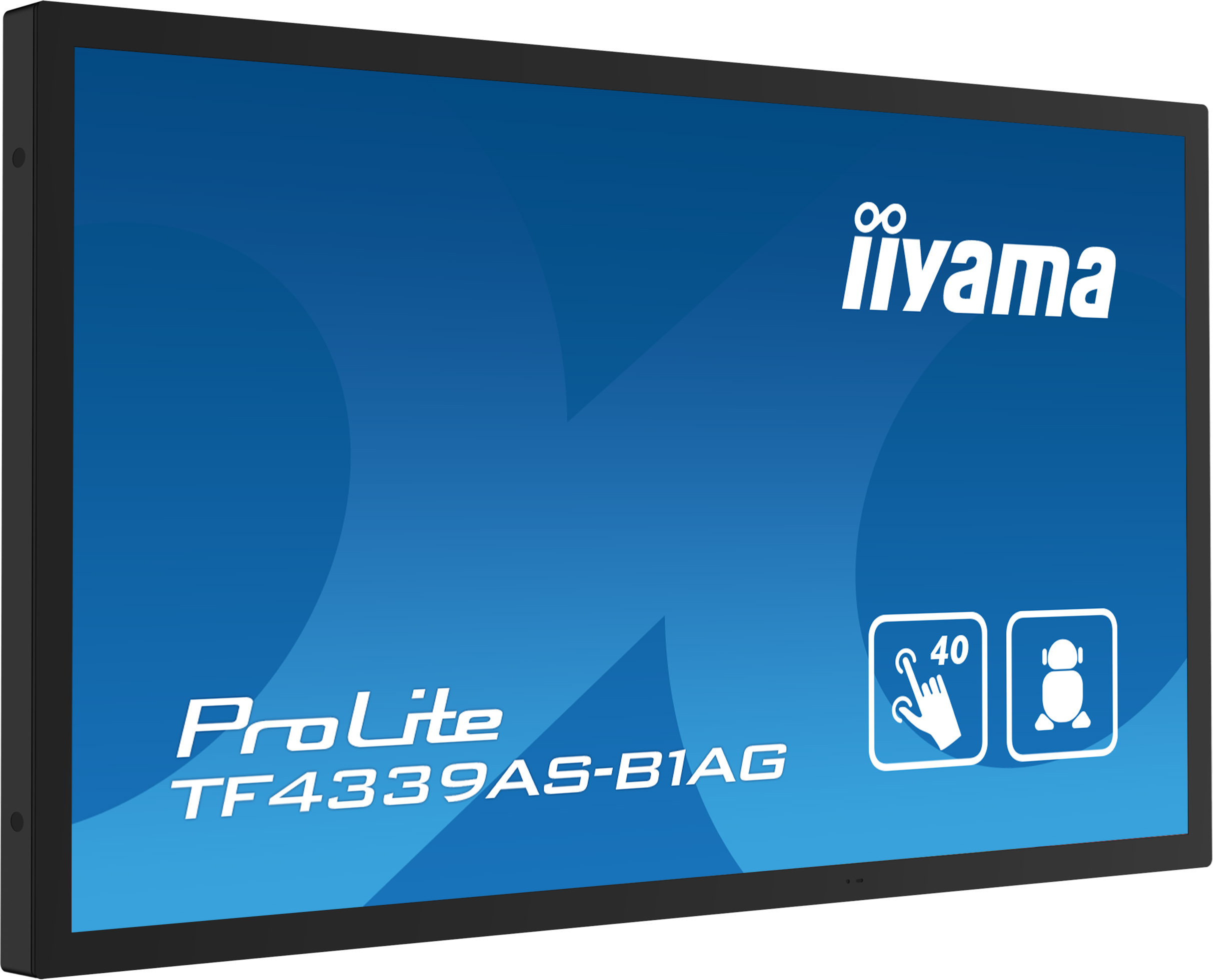 iiyama ProLite TF4339AS-B1AG - 43 Zoll - 500 cd/m² - 4K - Ultra-HD - 3840x2160 Pixel - Open Frame - 40 Punkt - Multi Touch Display 