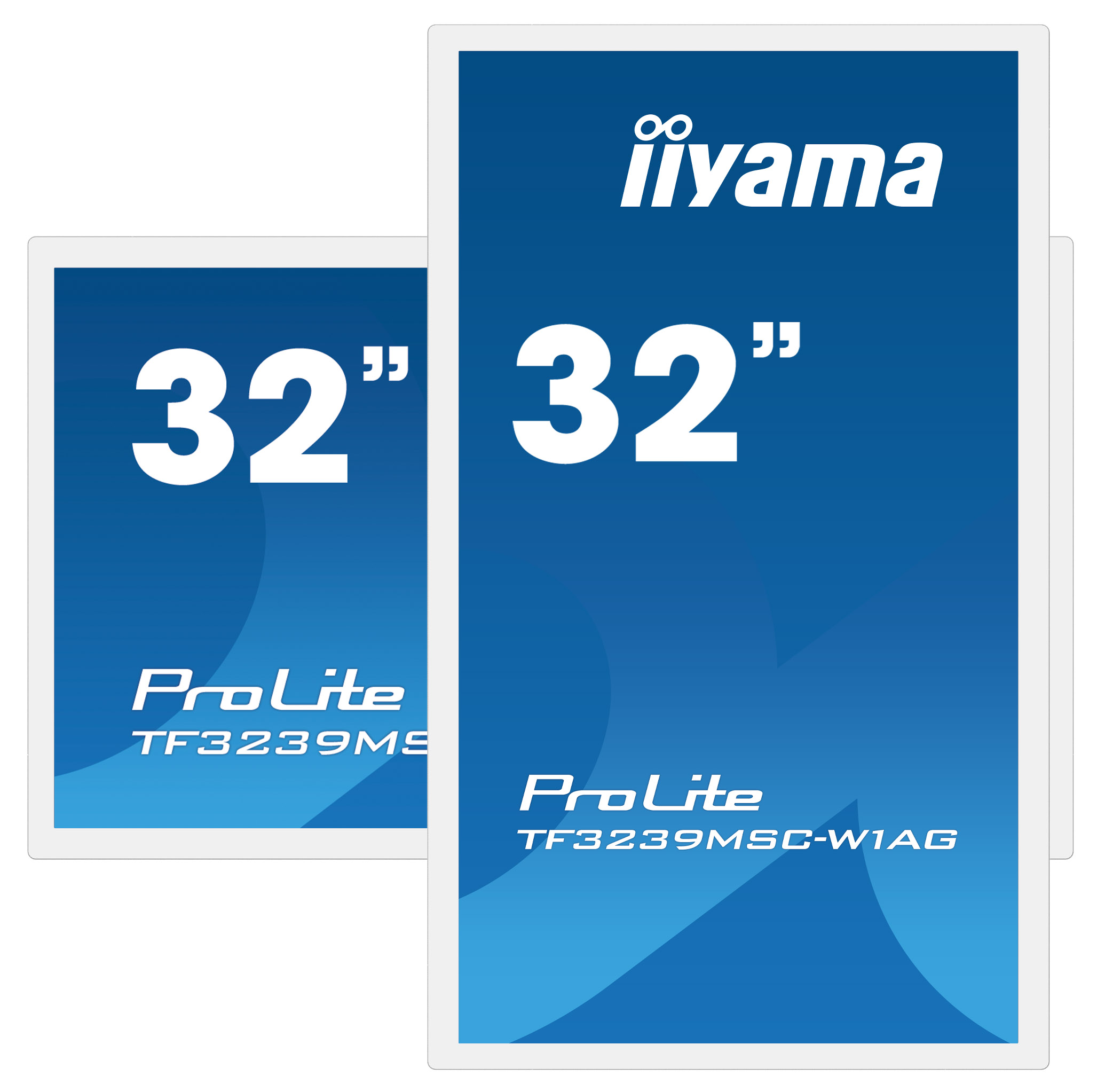 iiyama ProLite TF3239MSC-W1AG - 32 Zoll - 420 cd/m² - Full-HD - 1920x1080 Pixel - Open Frame - 12 Punkt -  Multi Touch Display - Weiß