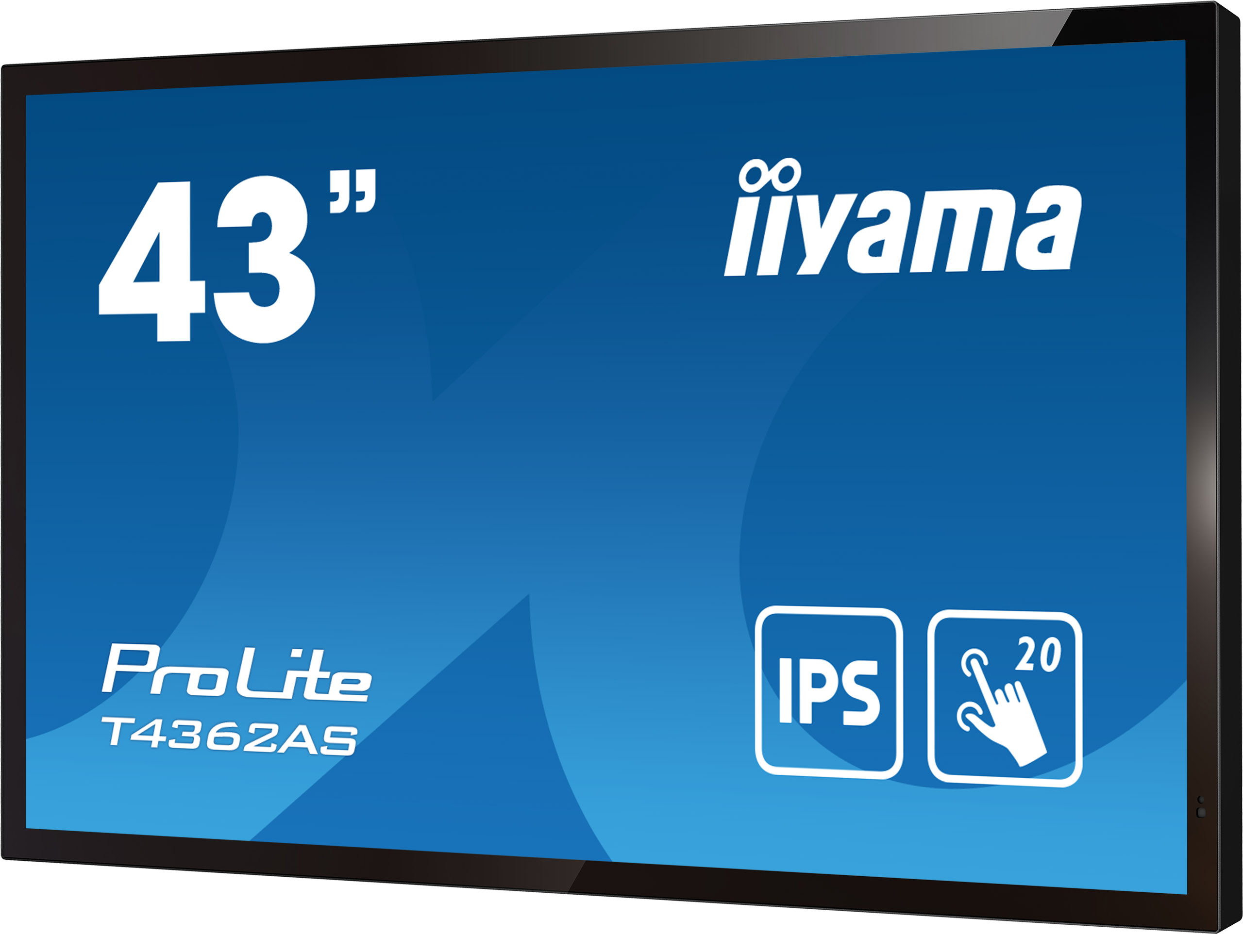 iiyama ProLite T4362AS-B1 - 43 Zoll - 500 cd/m² - 4K - Ultra-HD - 3840x2160 Pixel - Android - 20 Punkt - Multi Touch Display - Schwarz