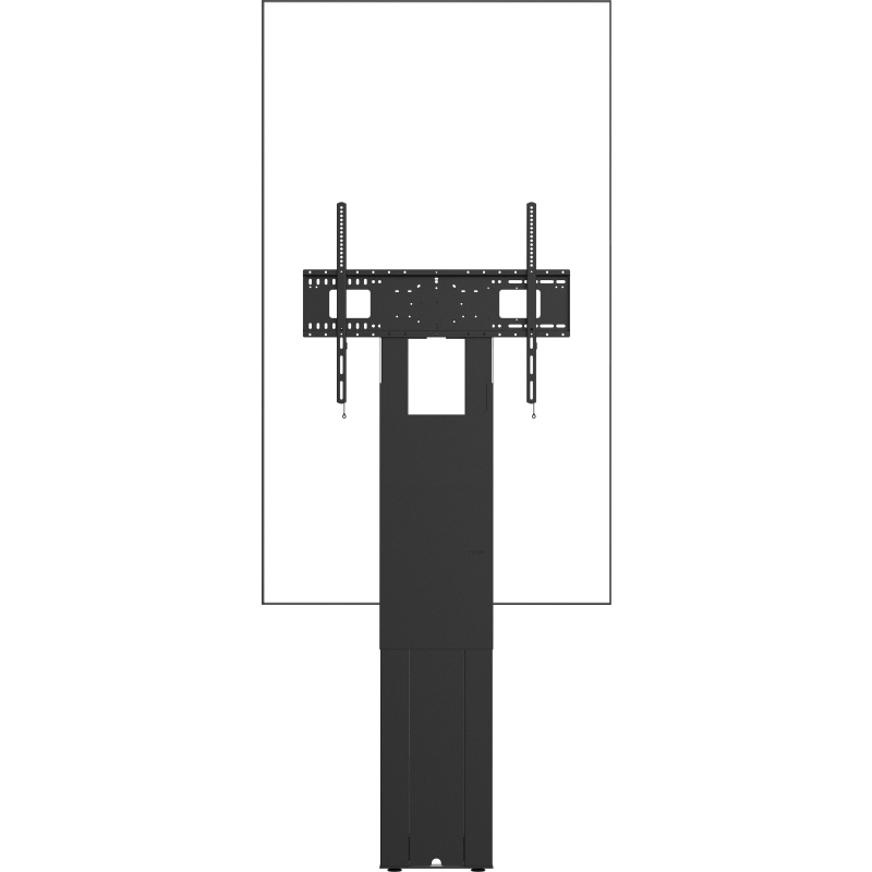 Vision VFM-F51 - manuell höhenverstellbare Boden-Wandhalterung - 47-100 Zoll - VESA 800x600mm - bis 95 kg - Schwarz