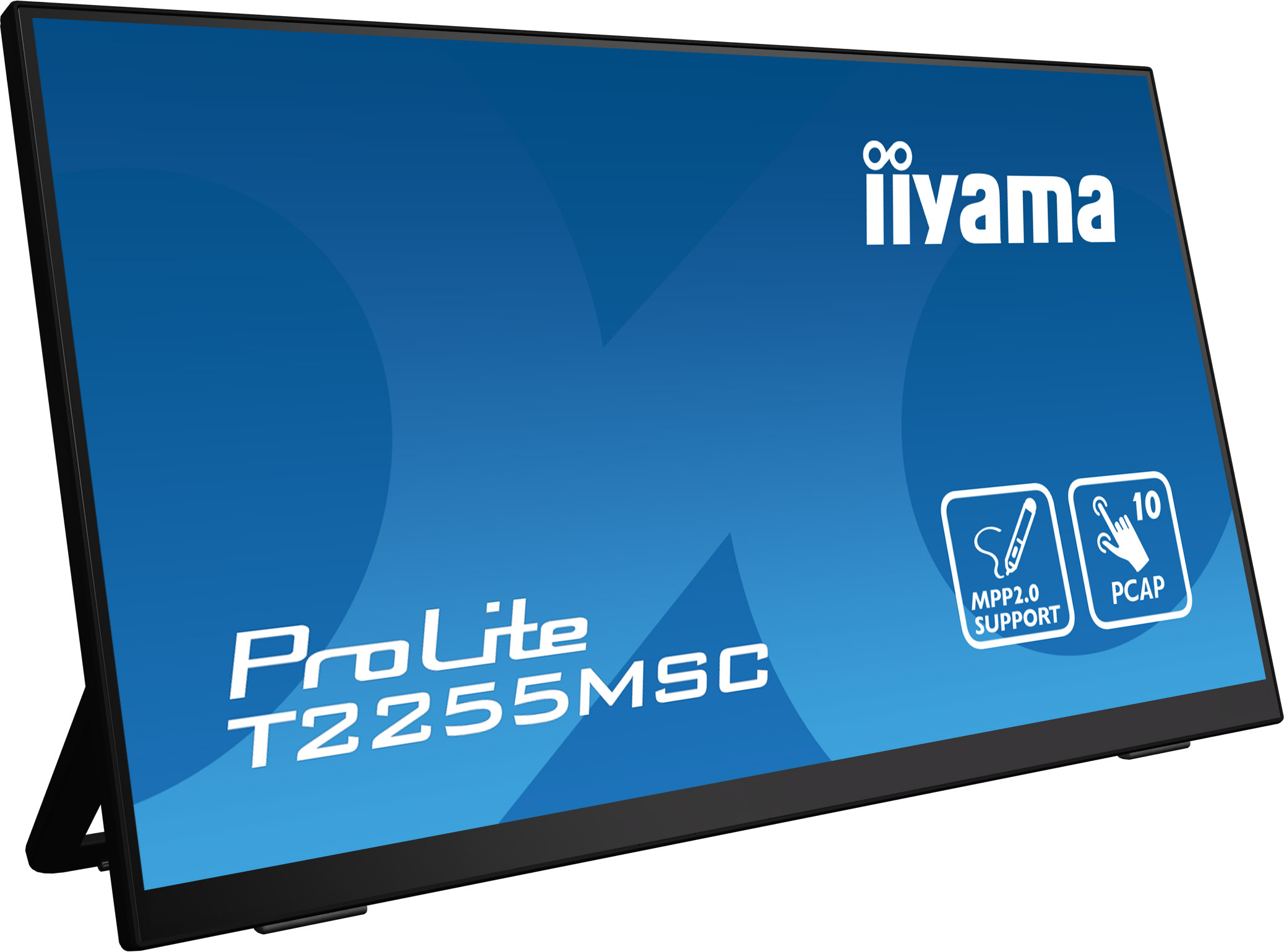 iiyama ProLite T2255MSC-B1 - 22 Zoll - 360 cd/m² - Full-HD - 1920x1080 Pixel - 10 Punkt - Multi Touch Monitor - Schwarz