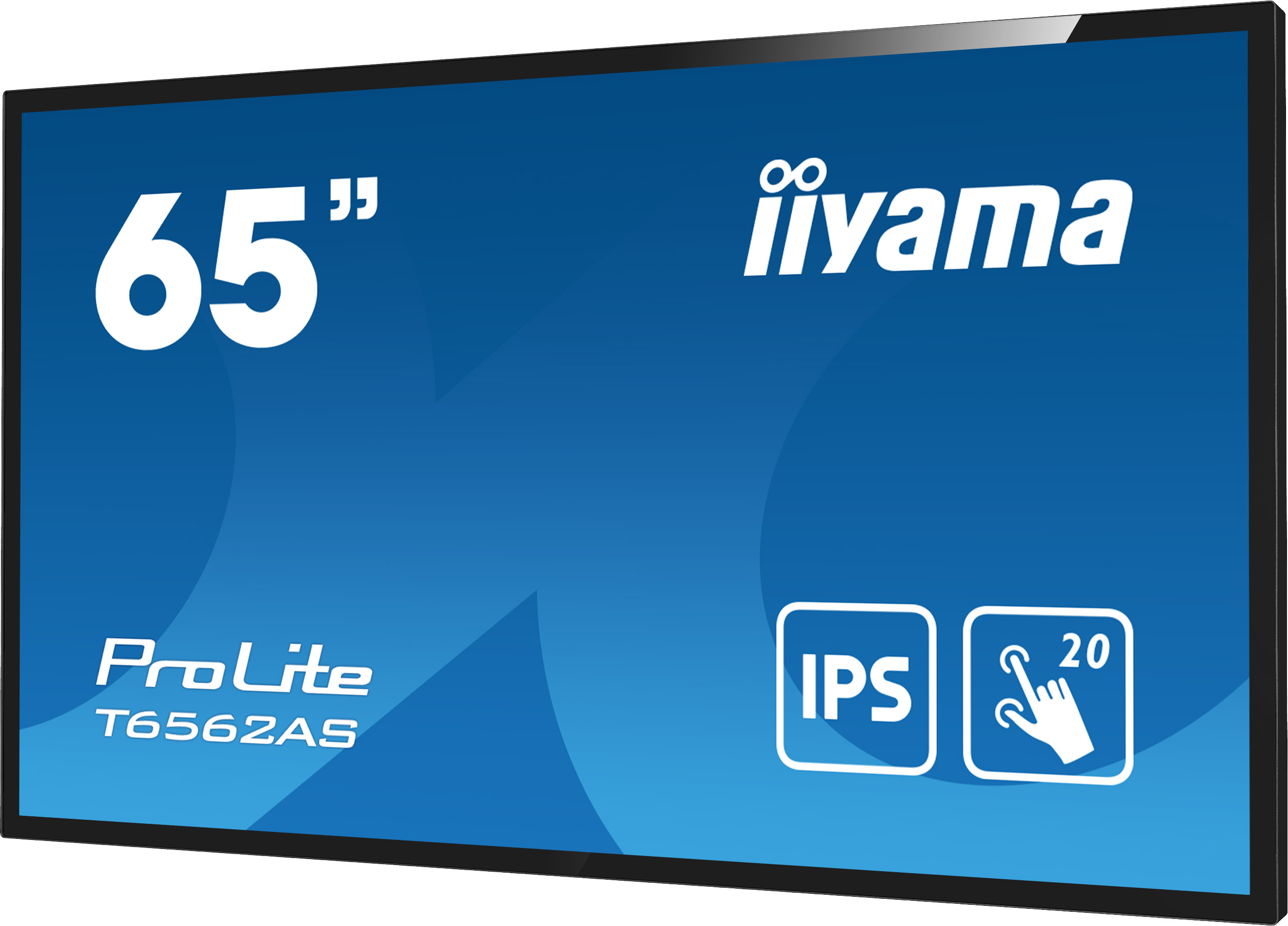 iiyama ProLite T6562AS-B1 - 65 Zoll - 500 cd/m² - 4K - Ultra-HD - 3840x2160 Pixel - Android - 20 Punkt - Multi Touch Display - Schwarz