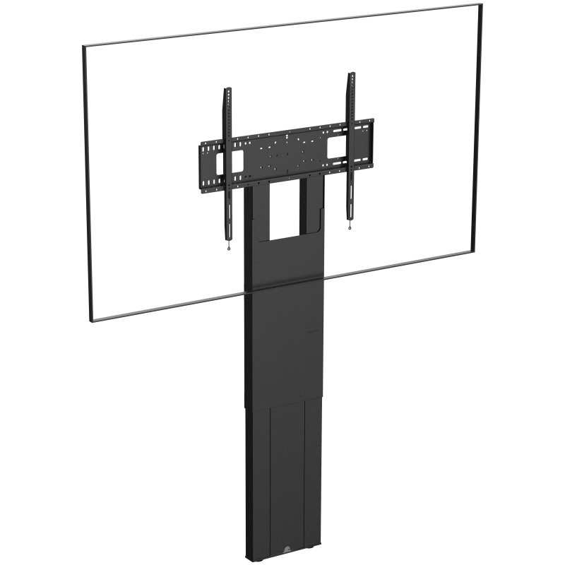 Vision VFM-F51 - manuell höhenverstellbare Boden-Wandhalterung - 47-100 Zoll - VESA 800x600mm - bis 95 kg - Schwarz