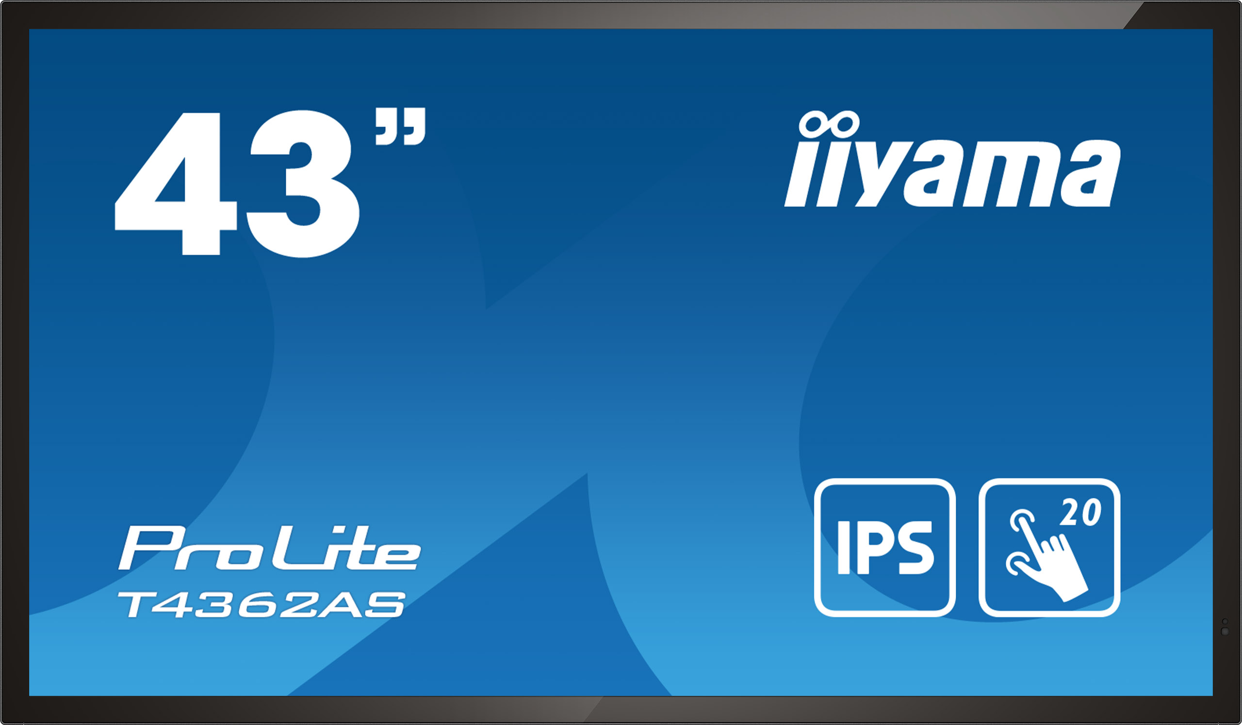 iiyama ProLite T4362AS-B1 - 43 Zoll - 500 cd/m² - 4K - Ultra-HD - 3840x2160 Pixel - Android - 20 Punkt - Multi Touch Display - Schwarz