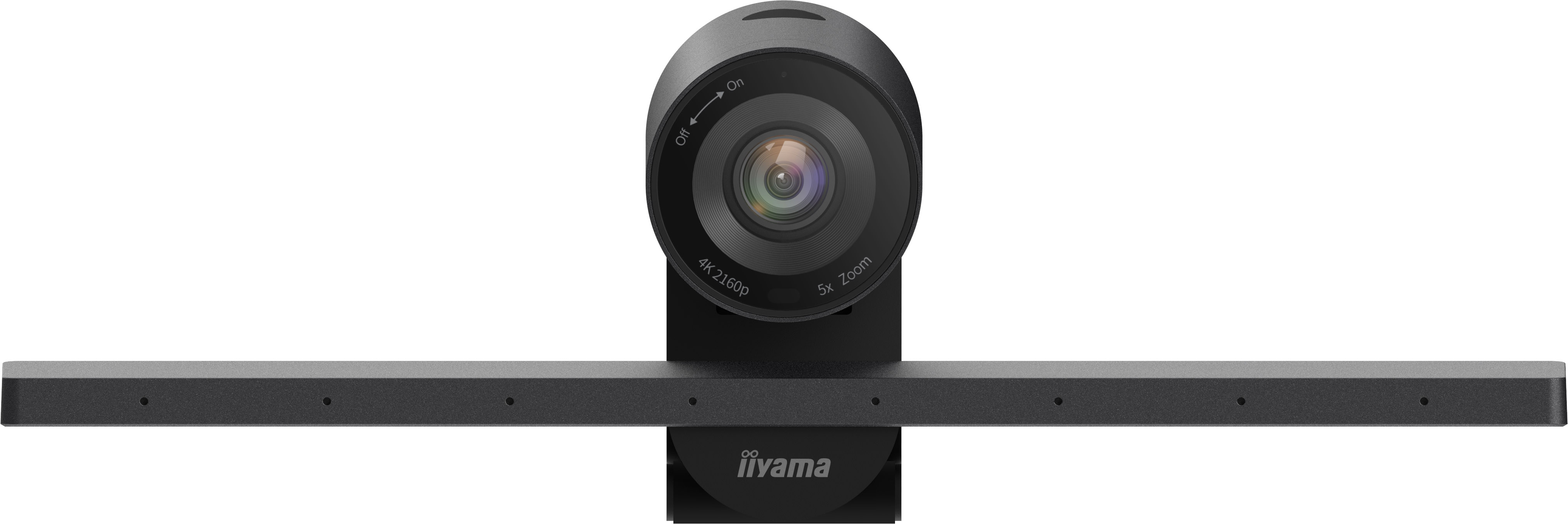 iiyama UC-CAM10PRO-MA1 - 4K Konferenz-Webcam - 8MP - USB-Kamera mit Mikrofon - 120° Sichtfeld - Auto-Framing - kleine und mittelgroße Räume