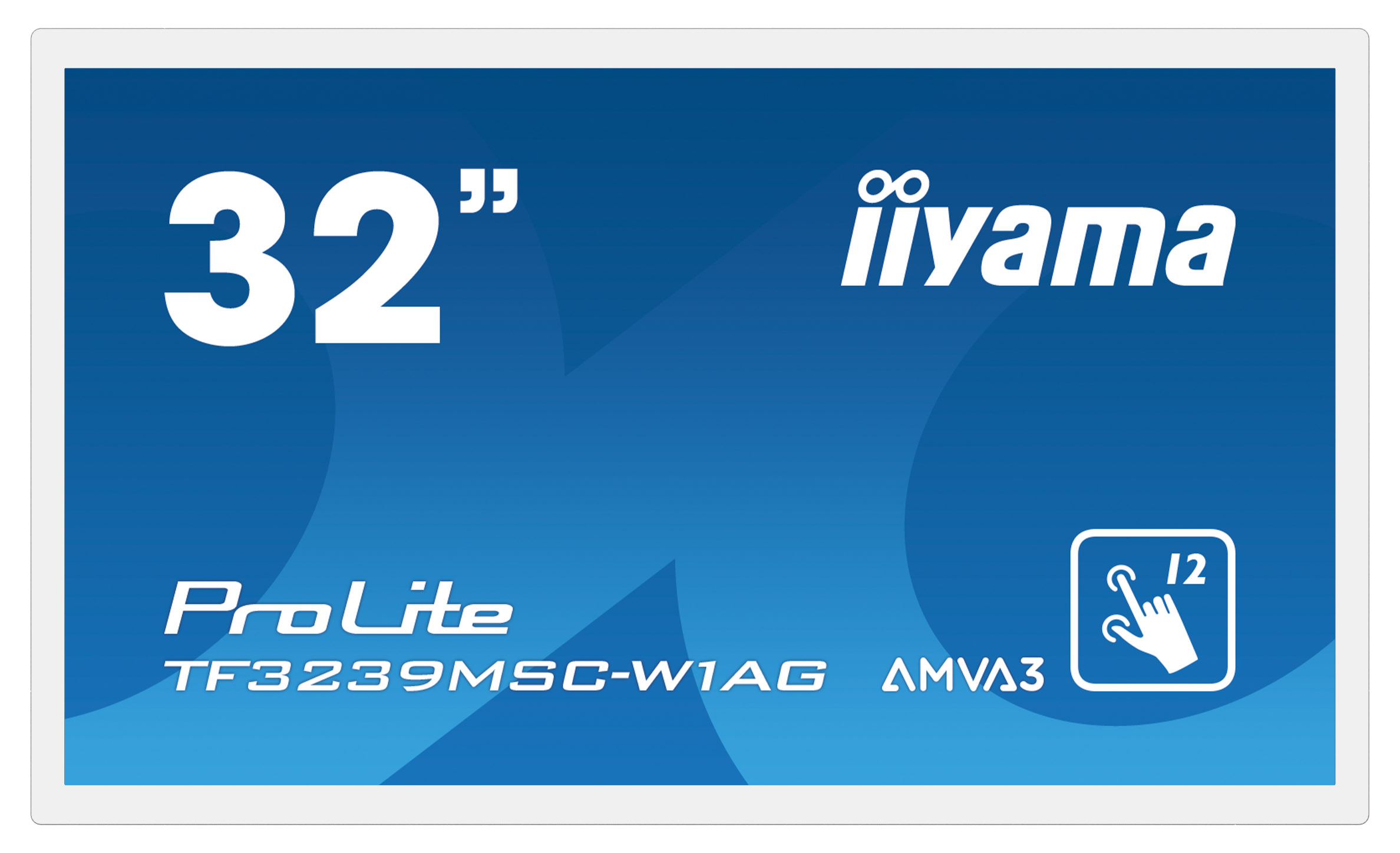 iiyama ProLite TF3239MSC-W1AG - 32 Zoll - 420 cd/m² - Full-HD - 1920x1080 Pixel - Open Frame - 12 Punkt -  Multi Touch Display - Weiß