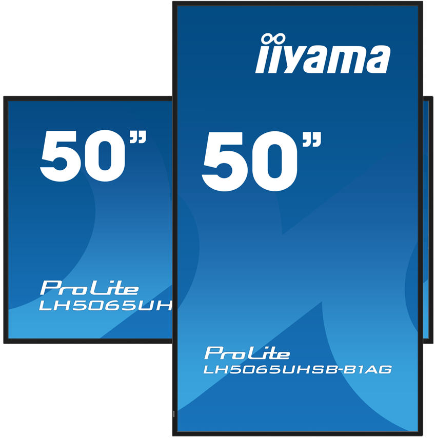 iiyama ProLite LH5065UHSB-B1AG - 50 Zoll - 800 cd/m² - 4K - Ultra-HD - 3840x2160 Pixel - 24/7 - Android - Display - Schwarz